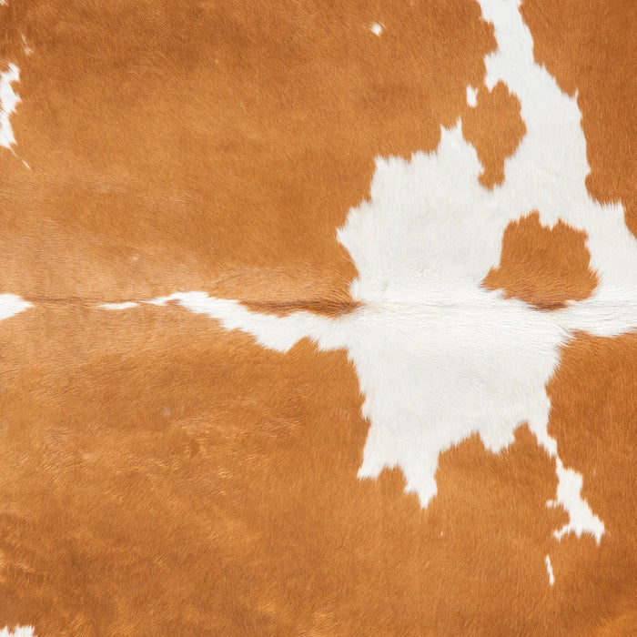 Palomino and White Cowhide Rug Size 7'10" L x 6'8" W 1942