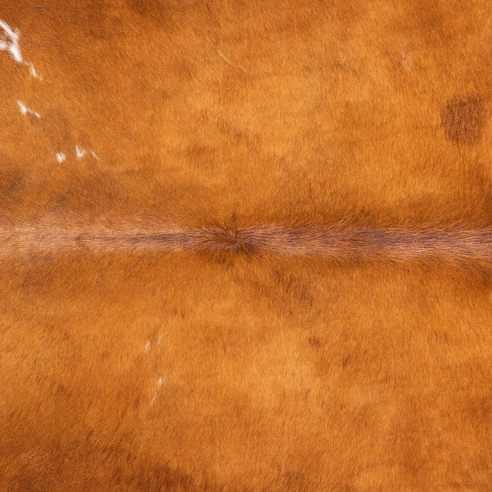 Brown and White Cowhide Rug Size 6'8" L x 4'8" W 1993