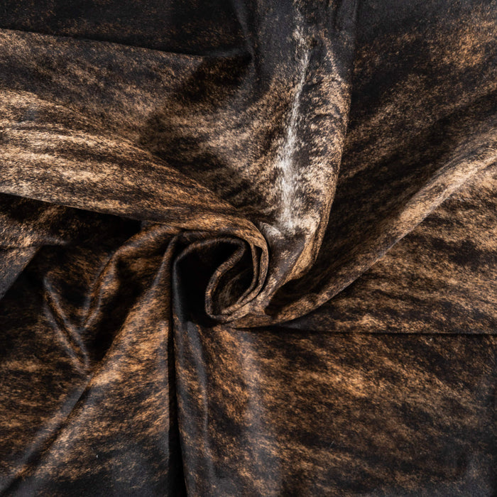 Dark Brindle Cowhide Rug Size 7'8" L x 7'5" W 1995