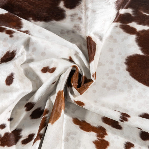 White Tricolor Cowhide Rug Size 7'0" L x 6'7" W 1997