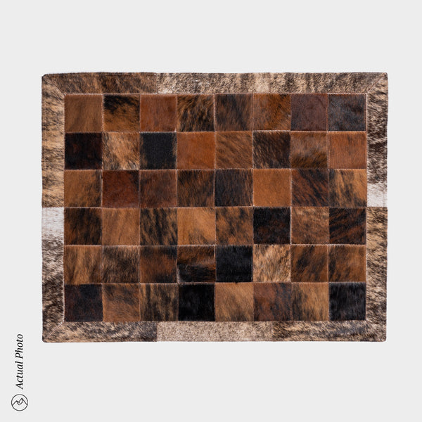 Cowhide Floor Mat Rug Size 3 x 2 Feet F-200