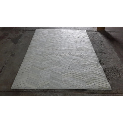 Chevron Cowhide Rug , Anti-Slip Backing | eCowhides