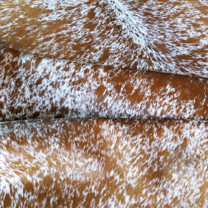 Salt and Pepper Brown Brazilian Cowhide Rug: LARGE