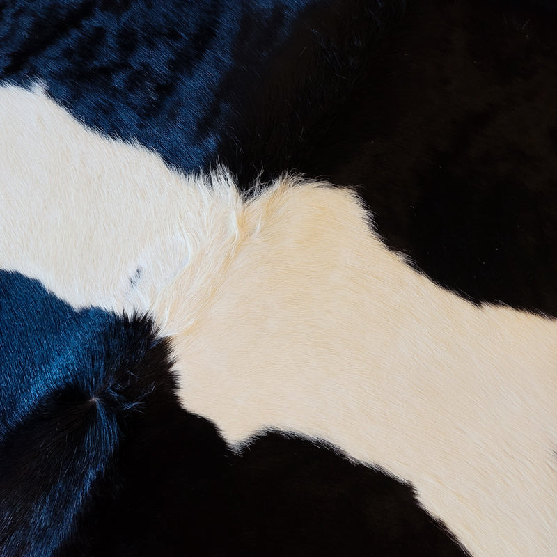 Natural Brazilian Black And White Cowhide Rug Size Xx Large 2636 , Stain Resistant Fur | eCowhides