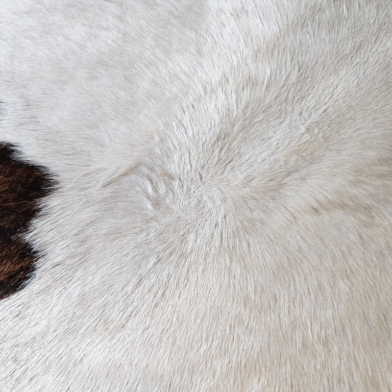 Natural White Tricolor Cowhide Rug Size X Large 3261 , Stain Resistant Fur | eCowhides
