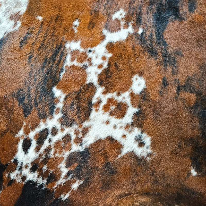 Dark Brindle Cowhide Rug Size Large 3835