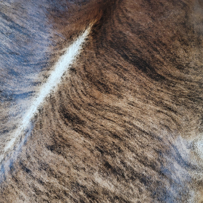 Natural Brazilian Brindle Cowhide Rug Size Large 3048 , Stain Resistant Fur | eCowhides