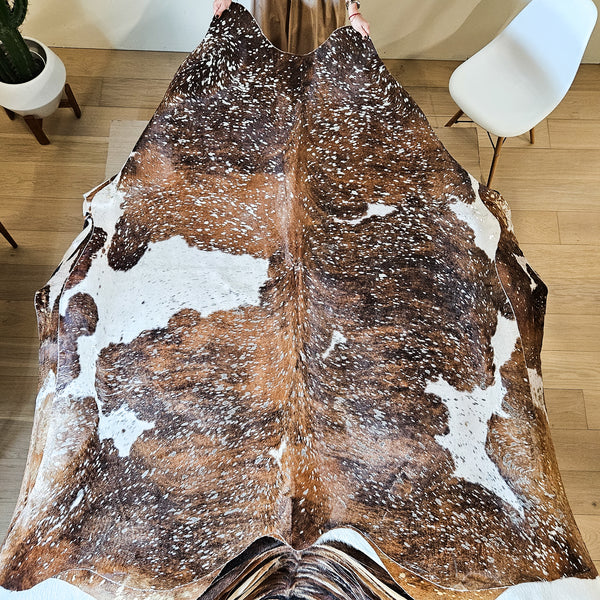 Metallic Silver Cowhide Rug Size X Large 4331 , Stain Resistant Fur | eCowhides