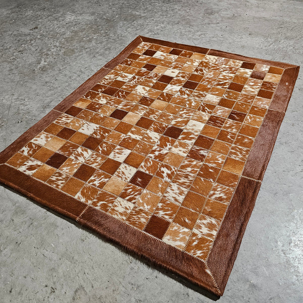 Cowhide Floor Mat Rug Size 3 x 2 Feet F-1