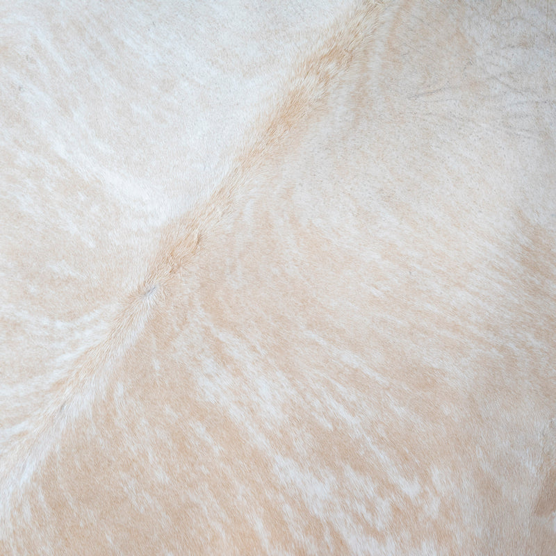 Brazilian Beige Cowhide Rug Size 7'6" L x 7'3" W 8168