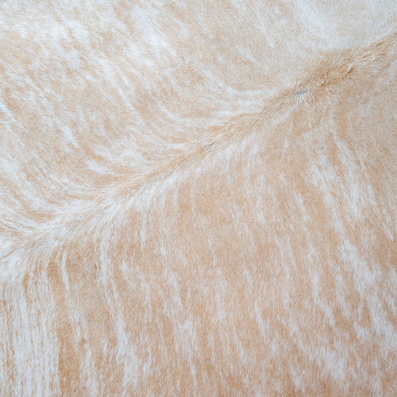 Brazilian Beige Cowhide Rug Size 7'6" L x 7'3" W 8168