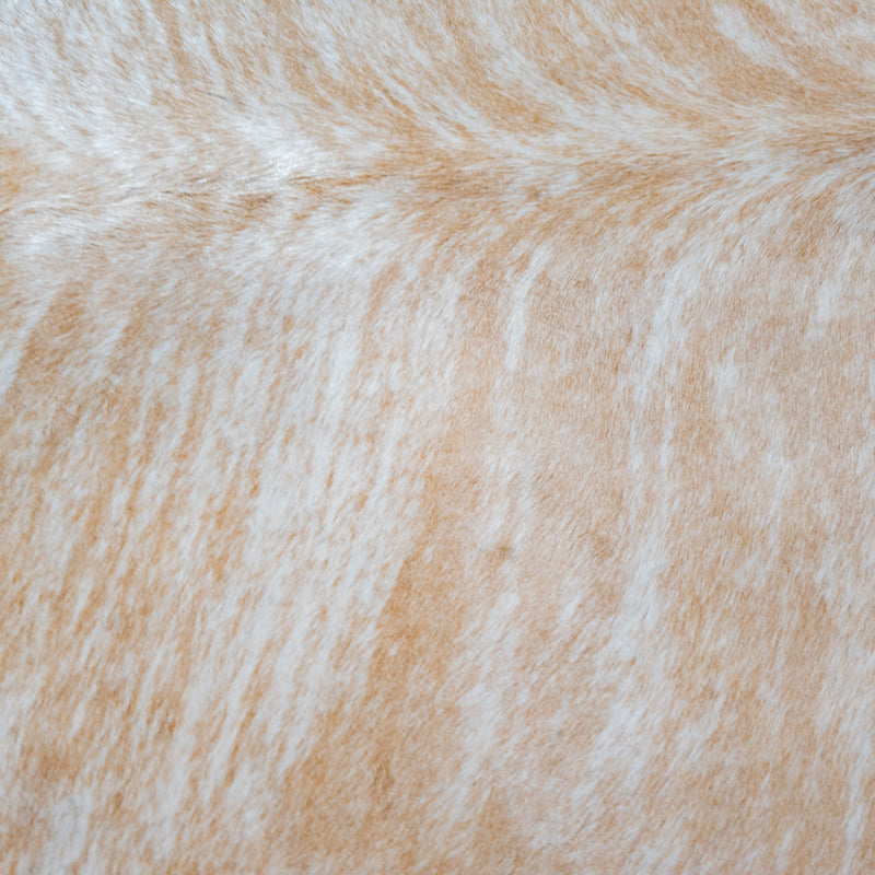 Brazilian Beige Cowhide Rug Size 7'6" L x 7'3" W 8168