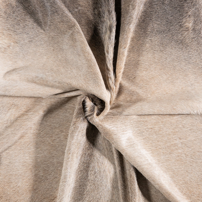 Brazilian Grey Palomino Cowhide Rug Size 7'9" L x 6'10" W 6121