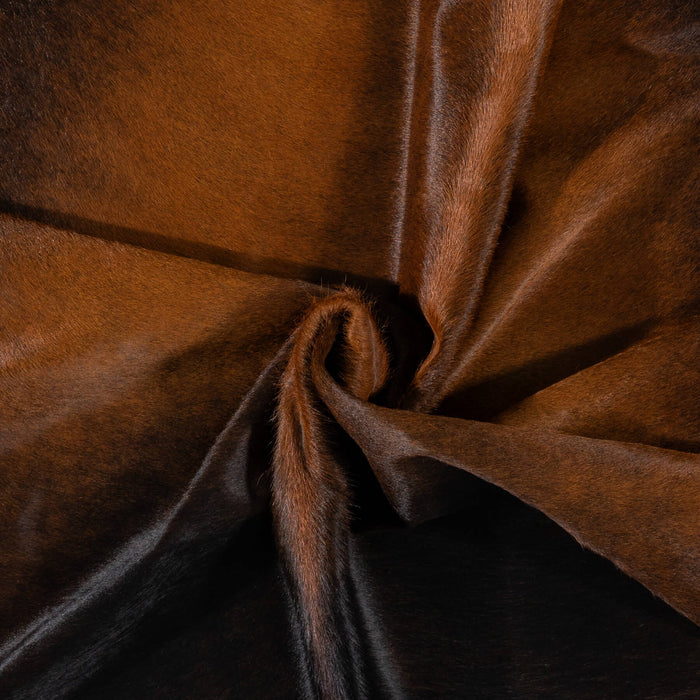 Brazilian Mahogany Cowhide Rug Size 7'7" L x 6'6" W 2300