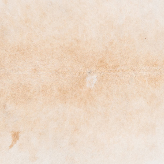 Brazilian Beige Cowhide Rug Size 7'7" L x 6'6" W 2323
