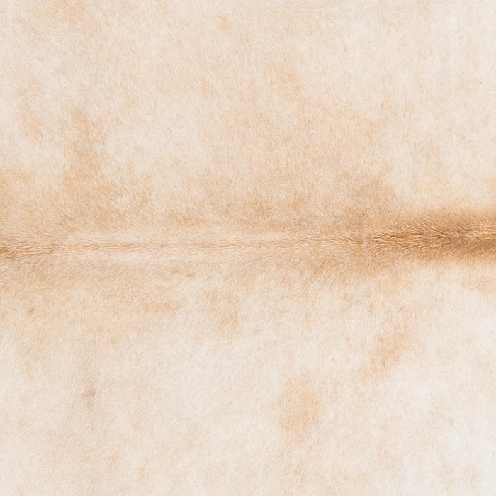 Brazilian Beige Cowhide Rug Size 7'7" L x 6'6" W 2324