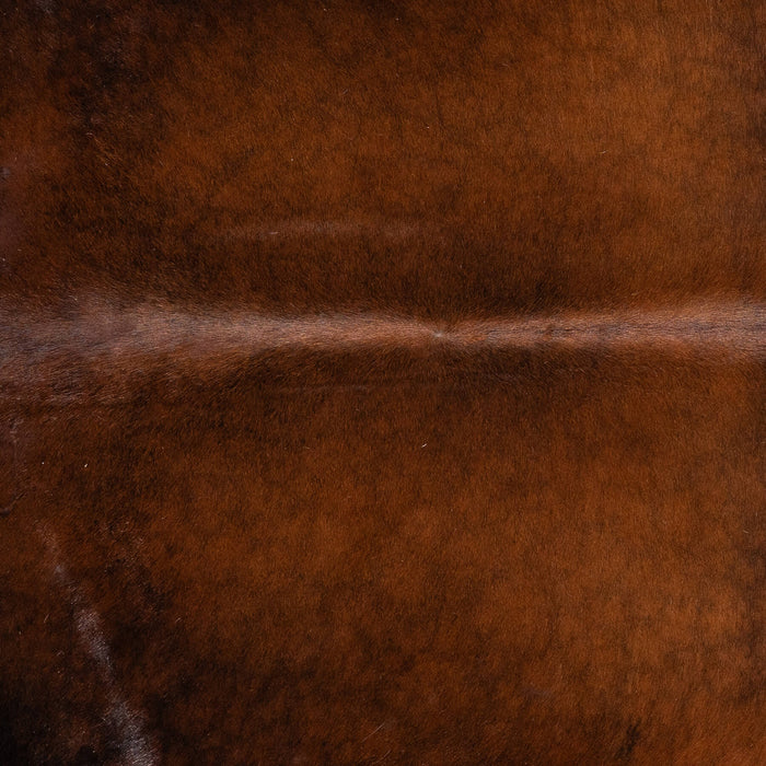 Brazilian Mahogany Cowhide Rug Size 7'7" L x 6'6" W 2325
