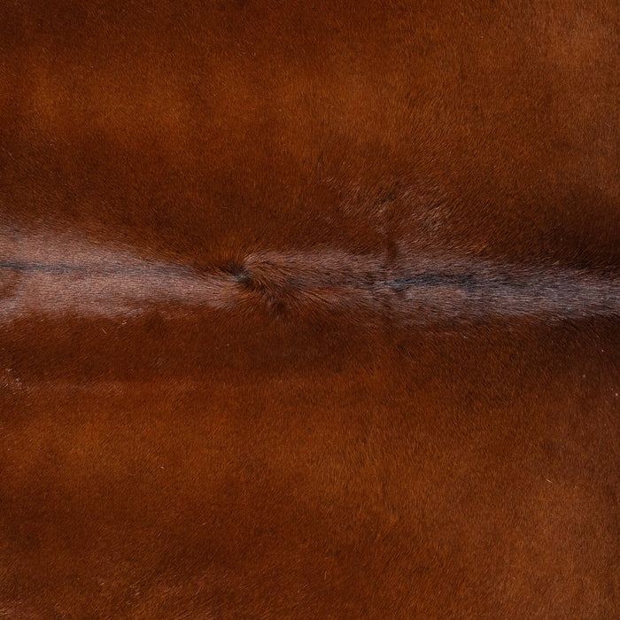 Brazilian Brown Cowhide Rug Size 7'7" L x 6'6" W 2326
