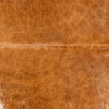 Brazilian Brown and White Cowhide Rug Size 7'7" L x 6'6" W 2341