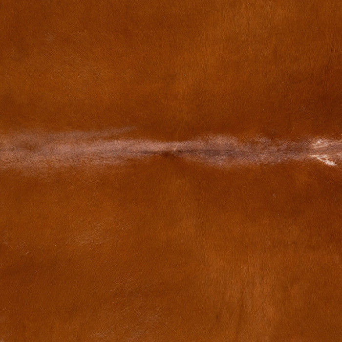 Brazilian Brown and White Cowhide Rug Size 7'7" L x 6'6" W 2345