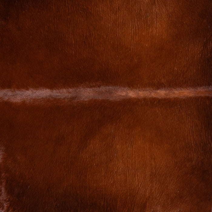 Brazilian Brown Cowhide Rug Size 7'7" L x 6'6" W 2354