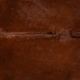Brazilian Brown and White Cowhide Rug Size 7'7" L x 6'6" W 2355