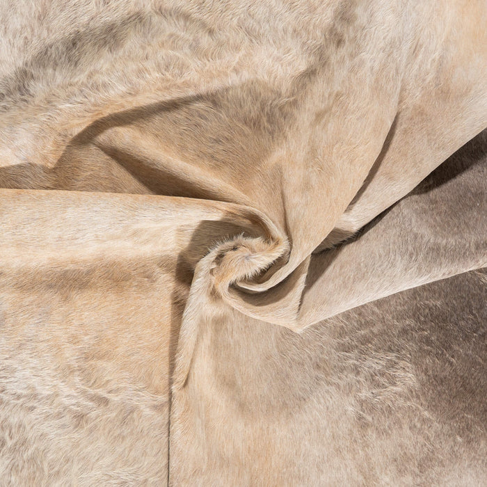Brazilian Grey Palomino Cowhide Rug Size 7'7" L x 6'6" W 2356