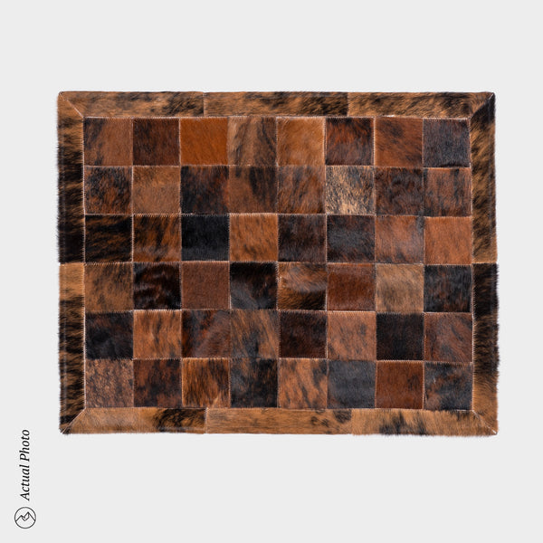 Cowhide Floor Mat Rug Size 3 x 2 Feet F-235