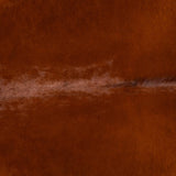 Brazilian Brown and White Cowhide Rug Size 7'7" L x 6'6" W 2364