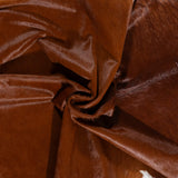 Brazilian Brown and White Cowhide Rug Size 7'7" L x 6'6" W 2364