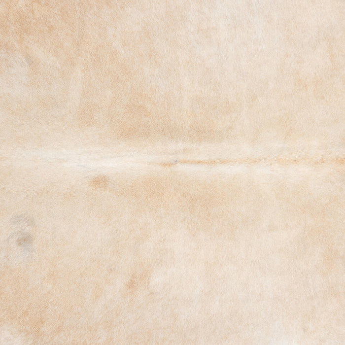 Brazilian Beige Cowhide Rug Size 7'7" L x 6'6" W 2368