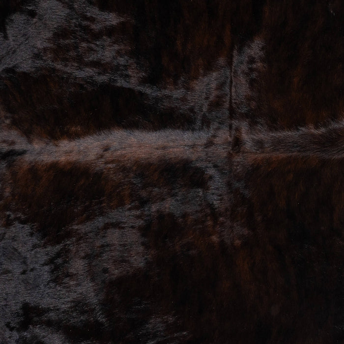 Brazilian Dark Brindle Cowhide Rug Size 7'7" L x 6'6" W 2372