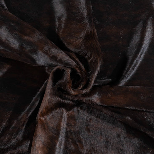 Brazilian Dark Brindle Cowhide Rug Size 7'7" L x 6'6" W 2372