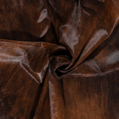 Brazilian Brindle Cowhide Rug Size 7'7" L x 6'6" W 2375
