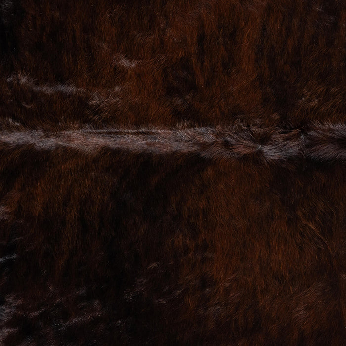 Brazilian Dark Brindle Cowhide Rug Size 7'7" L x 6'6" W 2376