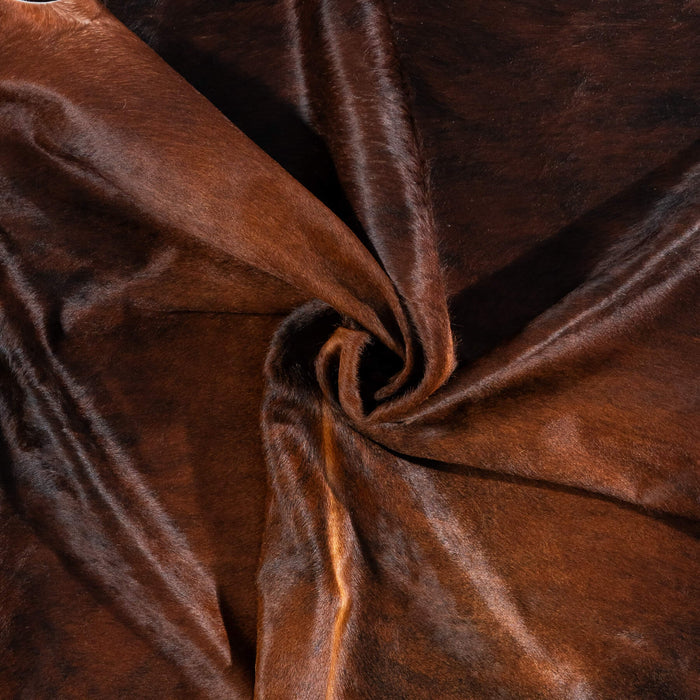 Brazilian Brindle Cowhide Rug Size 7'7" L x 6'6" W 2380