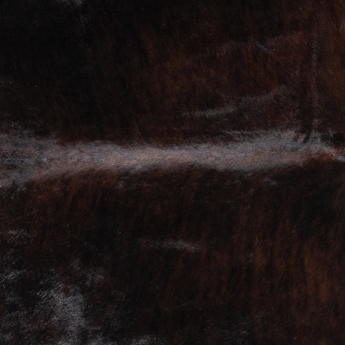 Brazilian Dark Brindle Cowhide Rug Size 7'7" L x 6'6" W 2391