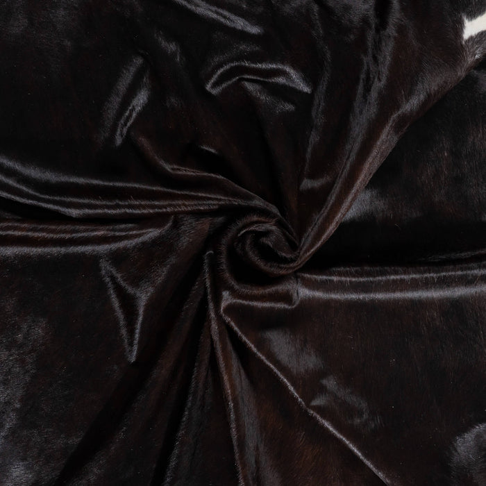 Brazilian Dark Brindle Cowhide Rug Size 7'7" L x 6'6" W 2391