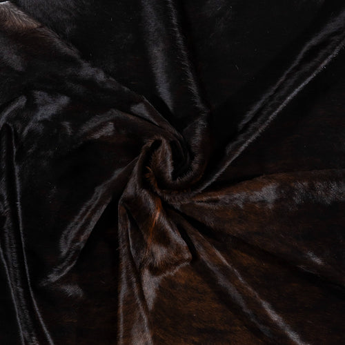 Brazilian Dark Brindle Cowhide Rug Size 7'7" L x 6'6" W 2392