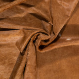 Brazilian Brown and White Cowhide Rug Size 7'7" L x 6'6" W 2398
