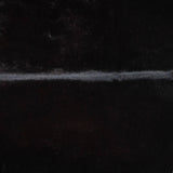 Brazilian Solid Black Cowhide Rug Size 6'9" L x 5'10" W 2432