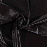 Brazilian Solid Black Cowhide Rug Size 7'3" L x 6'4" W 2436