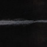 Brazilian Solid Black Cowhide Rug Size 6'10" L x 6'9" W 2438