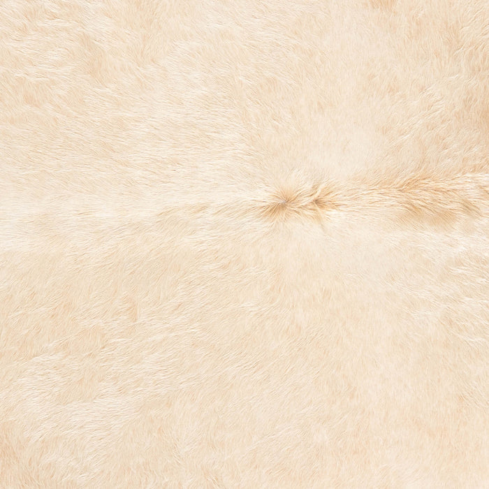 Brazilian Beige Cowhide Rug Size 7'3" L x 6'5" W 2474