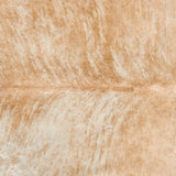 Brazilian Palomino and White Cowhide Rug Size 6'11" L x 5'6" W 2501