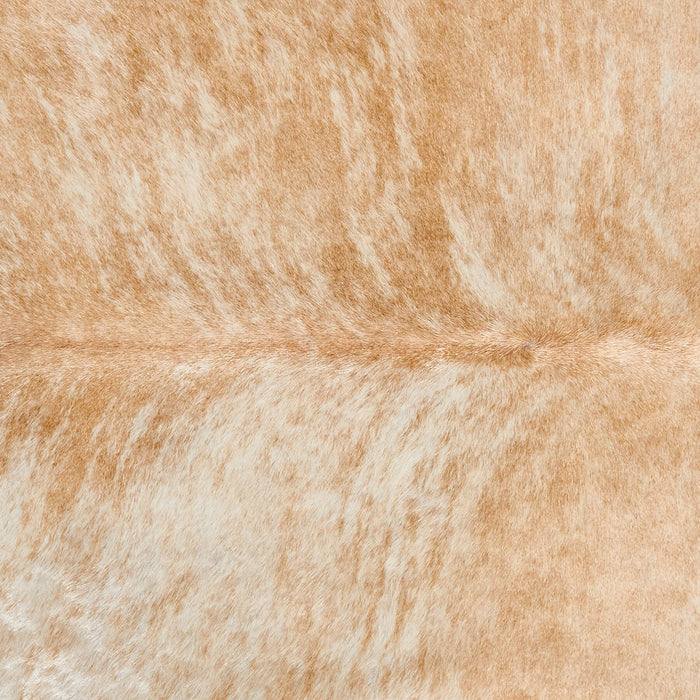 Brazilian Palomino and White Cowhide Rug Size 6'11" L x 5'6" W 2501