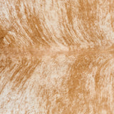 Brazilian Palomino and White Cowhide Rug Size 7'0" L x 6'7" W 2502