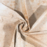 Brazilian Palomino and White Cowhide Rug Size 7'2" L x 6'9" W 2503