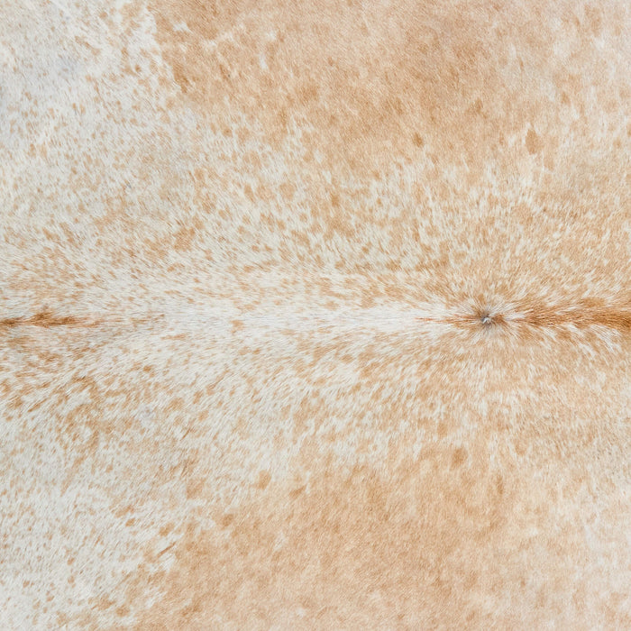 Brazilian Palomino and White Cowhide Rug Size 7'2" L x 6'9" W 2503