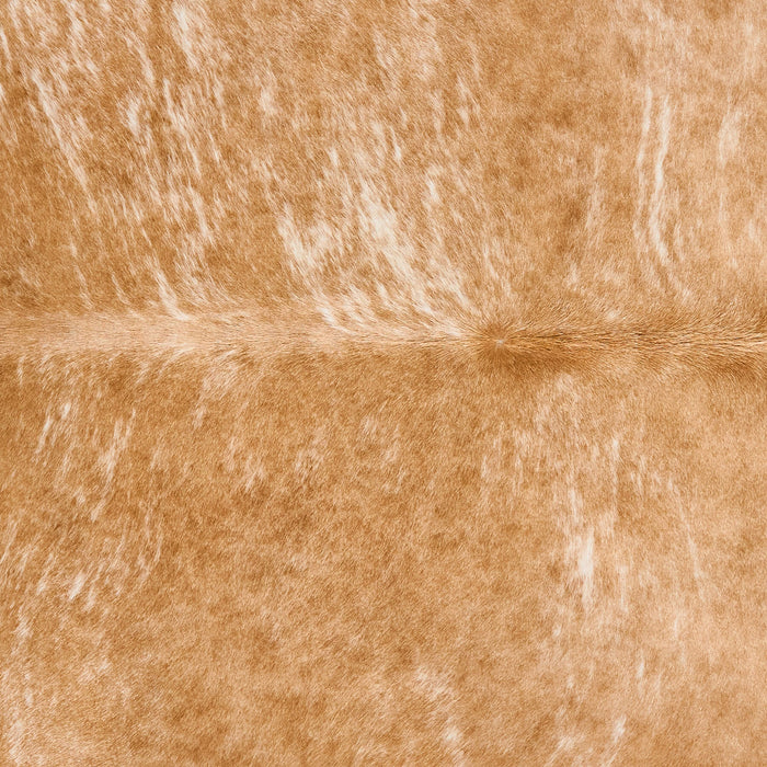 Brazilian Palomino and White Cowhide Rug Size 7'5" L x 7'1" W 2506